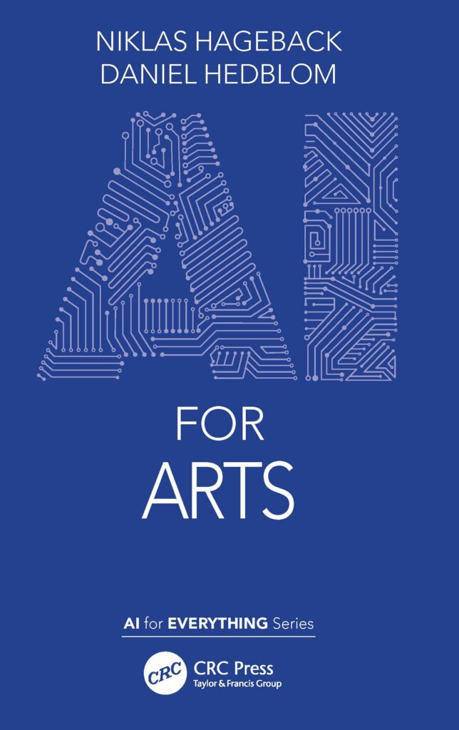 Book cover of AI for Arts